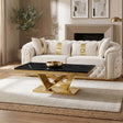Villarsglane Gold/Black Coffee Table by Furniture of America at Eve Furniture