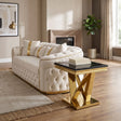 Villarsglane Gold/Black End Table by Furniture of America at Eve Furniture