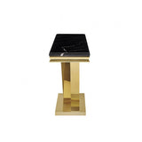Villarsglane Gold/Black Sofa Table by Furniture of America at Eve Furniture