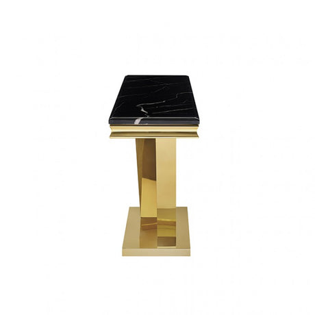 Villarsglane Gold/Black Sofa Table by Furniture of America at Eve Furniture
