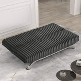 Villeneuve Charcoal Futon Sofa Bed by Furniture of America at Eve Furniture