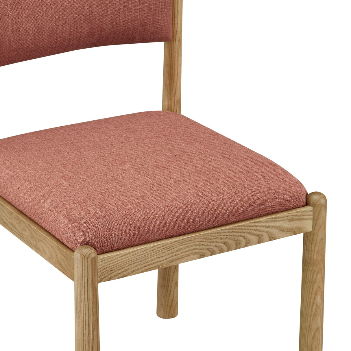 Villetta Deep Pink/Oak Stained Dining Chair (Set of 2) by Moe's Home at Eve Furniture
