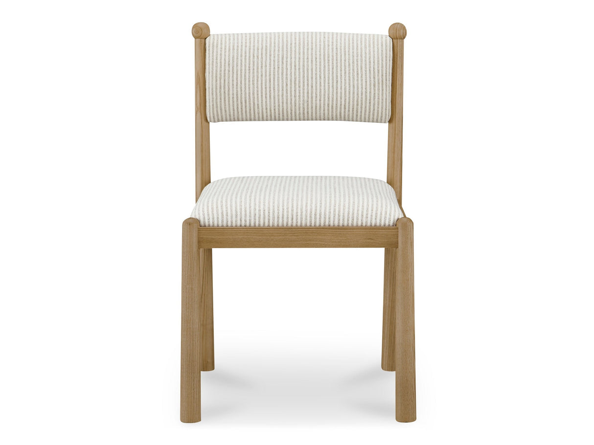 Villetta Stripe/Oak Stained Dining Chair (Set of 2) by MOES at Eve Furniture