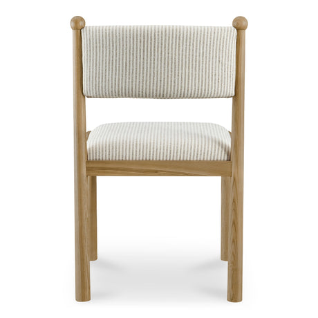 Villetta Stripe/Oak Stained Dining Chair (Set of 2) by MOES at Eve Furniture