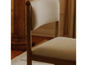 Villetta Stripe/Oak Stained Dining Chair (Set of 2) by MOES at Eve Furniture