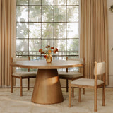Villetta Stripe/Oak Stained Dining Chair (Set of 2) by Moe's Home at Eve Furniture