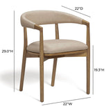 Vina Vegan Leather Dining Chair by TOV Furniture at Eve Furniture