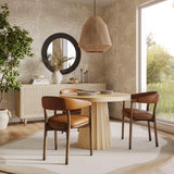 Vina Vegan Leather Dining Chair by TOV Furniture at Eve Furniture