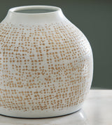 Vinburn White/Gold Finish Accessory Set (Set of 5) by Ashley at Eve Furniture