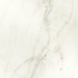 Vincent 33" Octagonal White Marble Tabletop w/ Gold Metal Base Coffee Table by Mercana at Eve Furniture