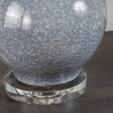 Vincent Blue Table Lamp by Crestview at Eve Furniture