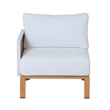 Vine 4-Piece Patio Conversation Set in Cream by Manhattan Comfort at Eve Furniture
