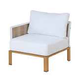 Vine 4-Piece Patio Conversation Set in Cream by Manhattan Comfort at Eve Furniture