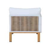 Vine 4-Piece Patio Conversation Set in Cream by Manhattan Comfort at Eve Furniture