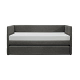 Vining Dark Gray Daybed with Trundle by Homelegance at Eve Furniture