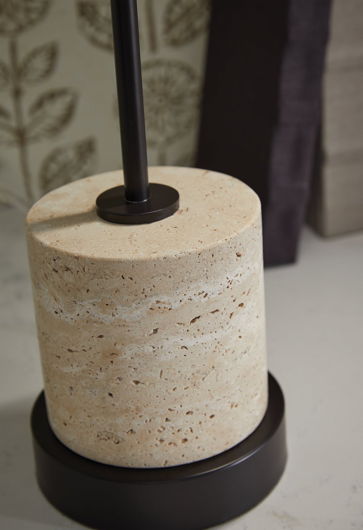 Vinmour Brown/Beige Desk Lamp by Ashley at Eve Furniture