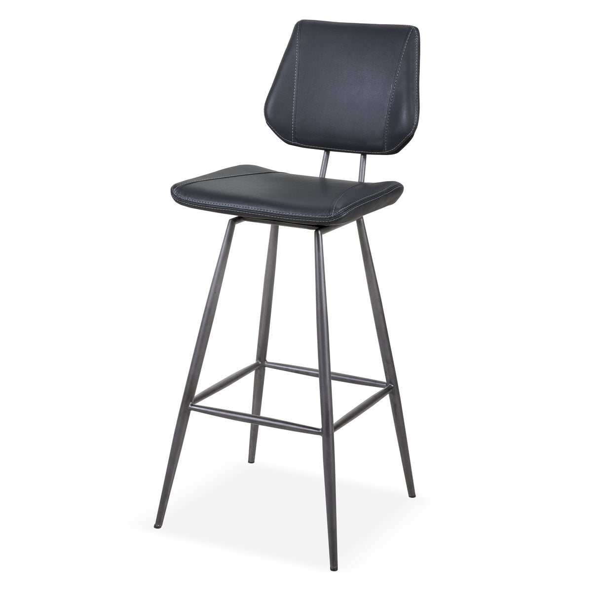 Vinson Modern Swivel Bar Stool in Cobalt (Set of 2) by Modus Furniture at Eve Furniture