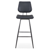 Vinson Modern Swivel Bar Stool in Cobalt (Set of 2) by Modus Furniture at Eve Furniture
