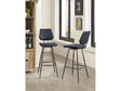 Vinson Modern Swivel Bar Stool in Cobalt (Set of 2) by Modus Furniture at Eve Furniture
