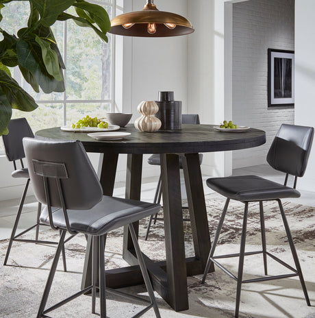 Vinson Modern Swivel Counter Stool in Cobalt (Set of 2) by Modus Furniture at Eve Furniture