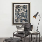 Vintage Cameras by Thomas Brown a Hand Embellished Textured Framed Art Print Matted under Glass by Mercana at Eve Furniture