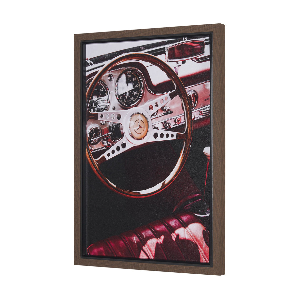 Vintage Car by Magda Izzard a Hand Embellished Framed Photo Art Print by Mercana at Eve Furniture