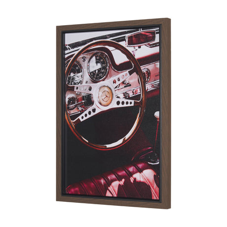Vintage Car by Magda Izzard a Hand Embellished Framed Photo Art Print by Mercana at Eve Furniture