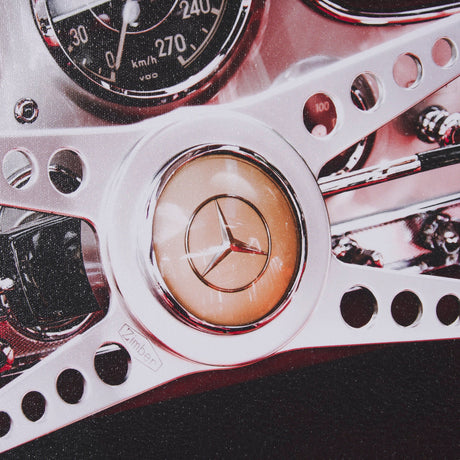 Vintage Car by Magda Izzard a Hand Embellished Framed Photo Art Print by Mercana at Eve Furniture