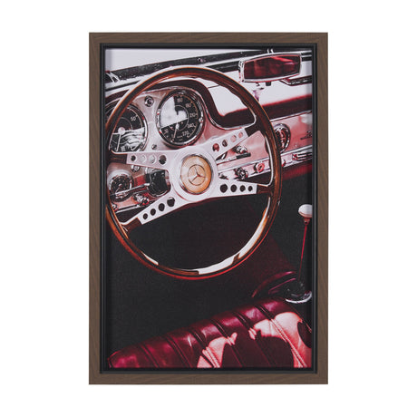 Vintage Car by Magda Izzard a Hand Embellished Framed Photo Art Print by Mercana at Eve Furniture
