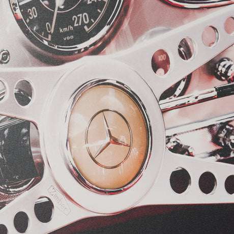 Vintage Car by Magda Izzard Textured Framed Art Print Matted under Glass by Mercana at Eve Furniture
