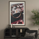 Vintage Car by Magda Izzard Textured Framed Art Print Matted under Glass by Mercana at Eve Furniture