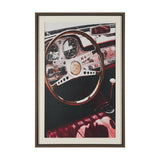 Vintage Car by Magda Izzard Textured Framed Art Print Matted under Glass by Mercana at Eve Furniture