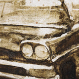 Vintage Car Picture I by Mercana Studio a Hand Embellished Textured Canvas by Mercana at Eve Furniture