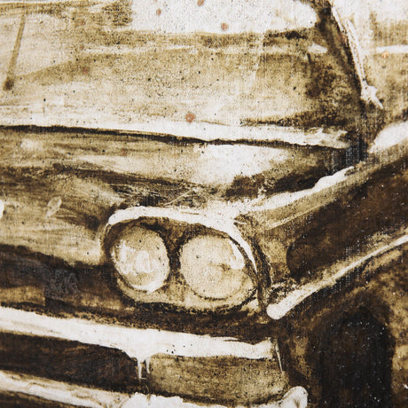 Vintage Car Picture I by Mercana Studio a Hand Embellished Textured Canvas by Mercana at Eve Furniture