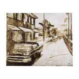 Vintage Car Picture I by Mercana Studio a Hand Embellished Textured Canvas by Mercana at Eve Furniture