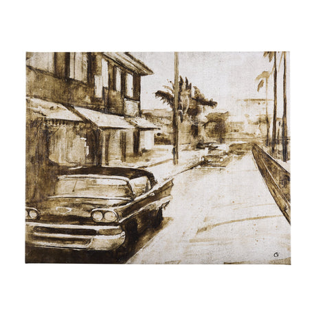 Vintage Car Picture I by Mercana Studio a Hand Embellished Textured Canvas by Mercana at Eve Furniture