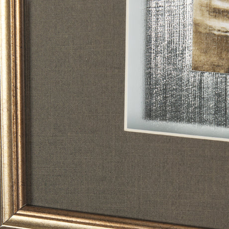 Vintage Car Picture I by Mercana Studio Hand Embellished Textured Framed Art Print Matted under Glas by Mercana at Eve Furniture