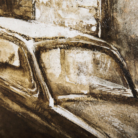 Vintage Car Picture II by Mercana Studio a Hand Embellished Textured Canvas by Mercana at Eve Furniture