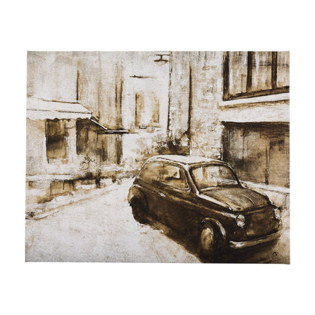 Vintage Car Picture II by Mercana Studio a Hand Embellished Textured Canvas by Mercana at Eve Furniture