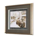 Vintage Car Picture II by Mercana Studio Hand Embellished Framed Art Print Matted under Glass by Mercana at Eve Furniture