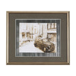 Vintage Car Picture II by Mercana Studio Hand Embellished Framed Art Print Matted under Glass by Mercana at Eve Furniture