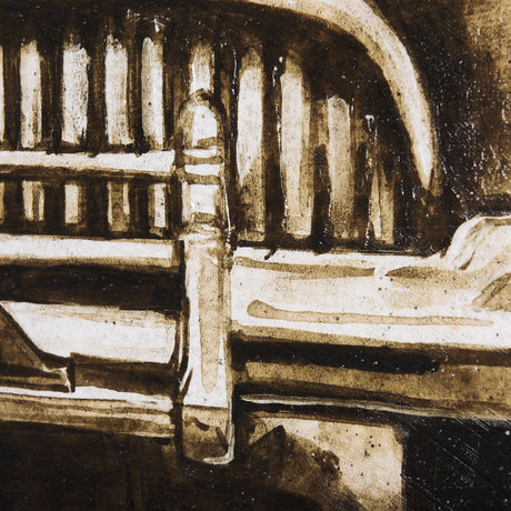 Vintage Car Picture III by Mercana Studio a Hand Embellished Textured Canvas by Mercana at Eve Furniture