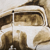 Vintage Car Picture III by Mercana Studio a Hand Embellished Textured Canvas by Mercana at Eve Furniture