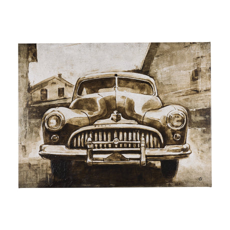 Vintage Car Picture III by Mercana Studio a Hand Embellished Textured Canvas by Mercana at Eve Furniture