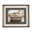Vintage Car Picture III by Mercana Studio Hand Embellished Framed Art Print Matted under Glass by Mercana at Eve Furniture