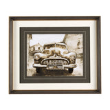 Vintage Car Picture III by Mercana Studio Hand Embellished Framed Art Print Matted under Glass by Mercana at Eve Furniture