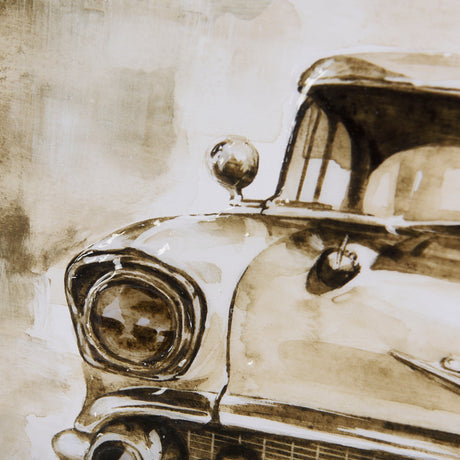 Vintage Car Picture IV by Mercana Studio Hand Embellished Framed Art Print Matted under Glass by Mercana at Eve Furniture