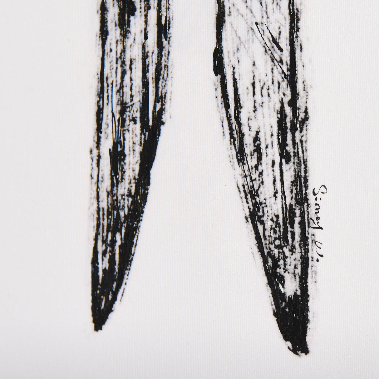 Vintage Cloth Peg I by Mercana Studio a Hand Embellished Textured Canvas by Mercana at Eve Furniture