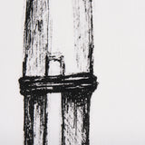 Vintage Cloth Peg I by Mercana Studio a Hand Embellished Textured Canvas by Mercana at Eve Furniture