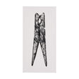 Vintage Cloth Peg II by Mercana Studio a Hand Embellished Textured Canvas by Mercana at Eve Furniture